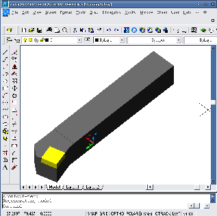 SANDVIC Cutter Modeler interface